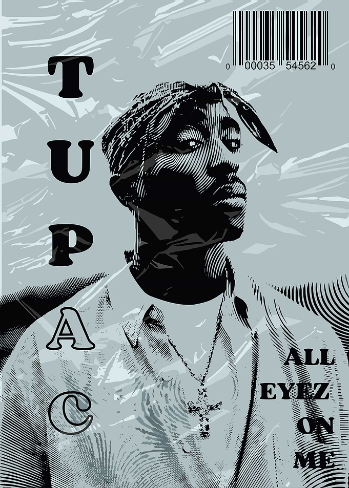 Tupac Shakur 'All Eyez On Me' Portrait