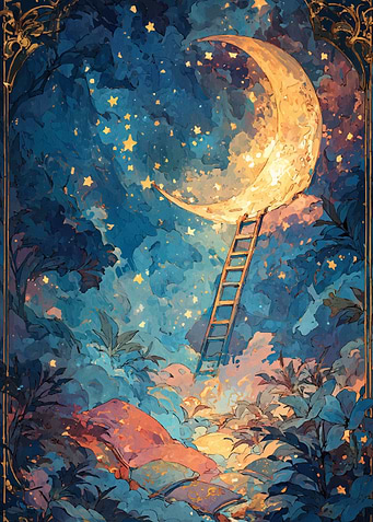 Ladder to the Moonlit Dreamscape
