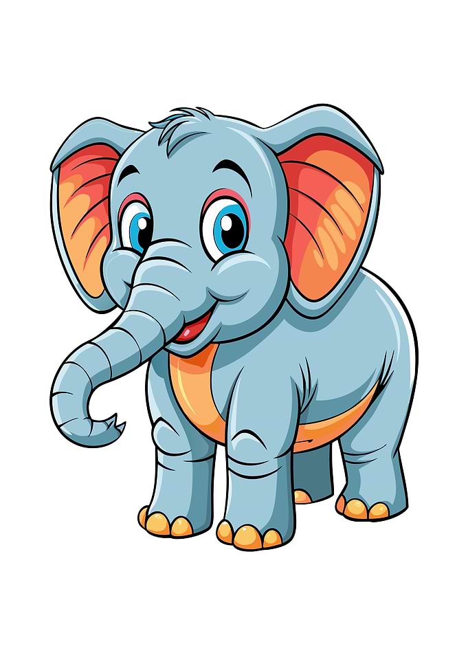 Cartoon Elephant Illustration