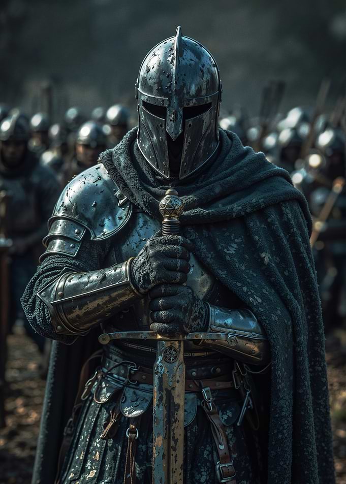 Armored Knight with Sword