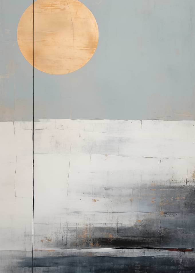Abstract Landscape and Sun
