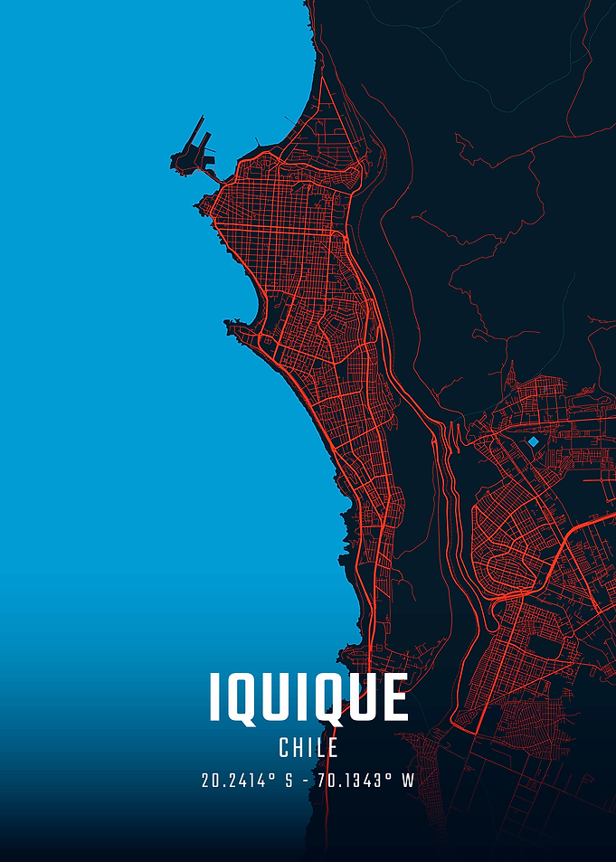 Iquique City Map