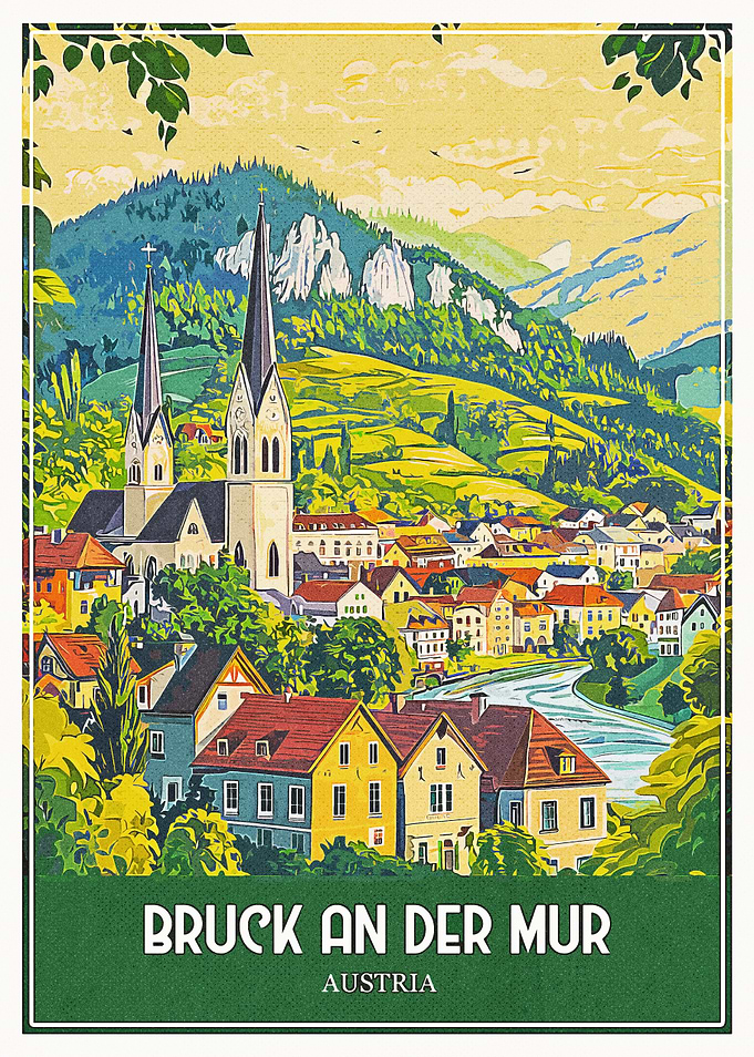 Bruck an der Mur Austria Poster