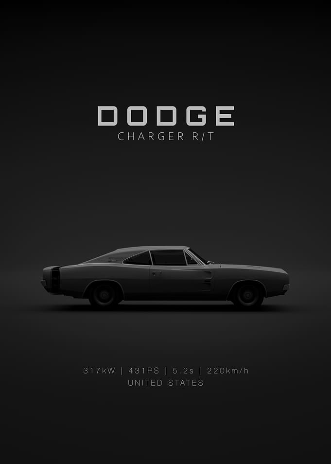 Dodge Charger R/T 1969 - Grey Specs