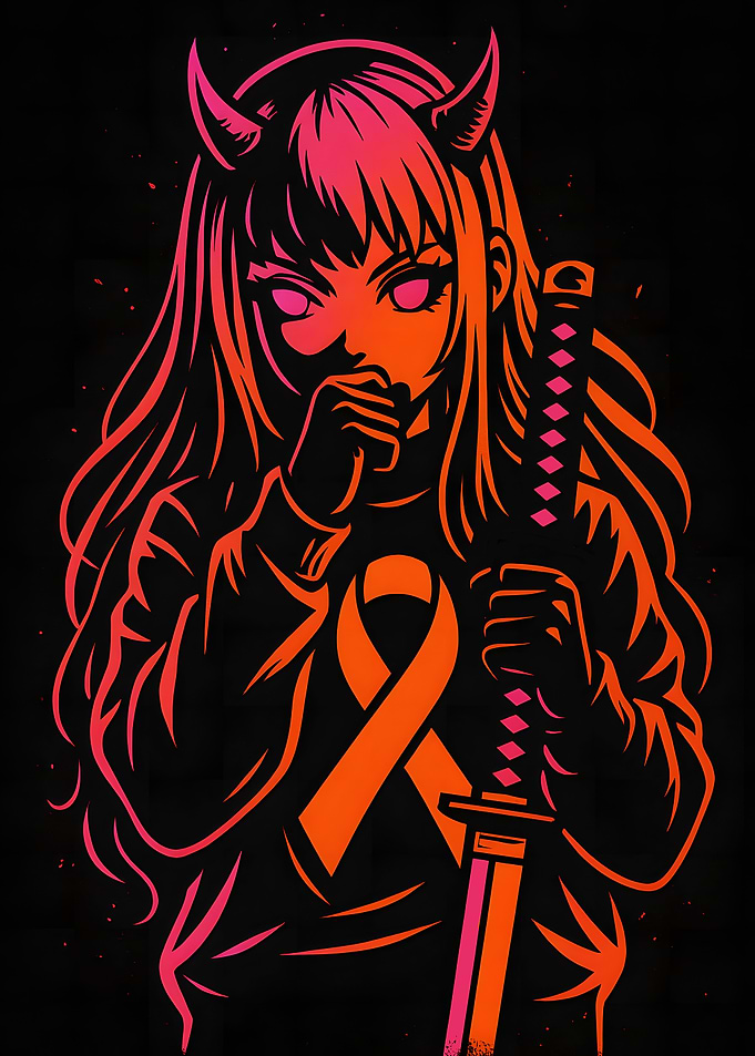 Devil Girl with Katana