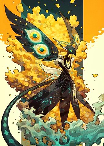 Winged Figure Eye