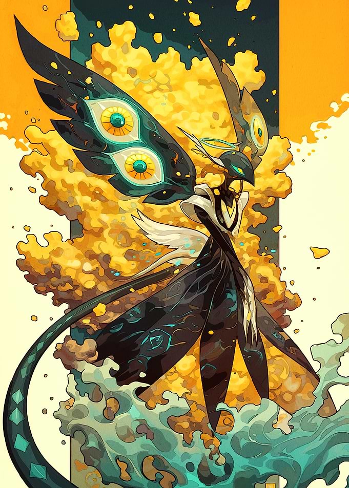 Winged Figure Eye