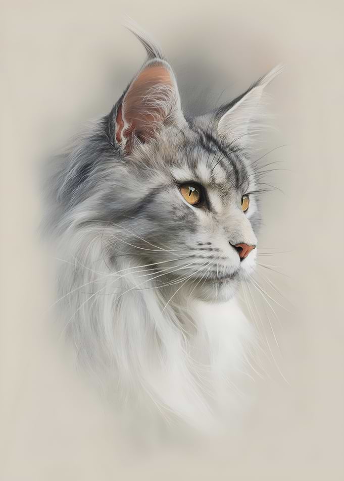 Maine Coon - Classic Cat Portrait