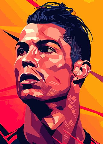 Cristiano Ronaldo Portrait Art