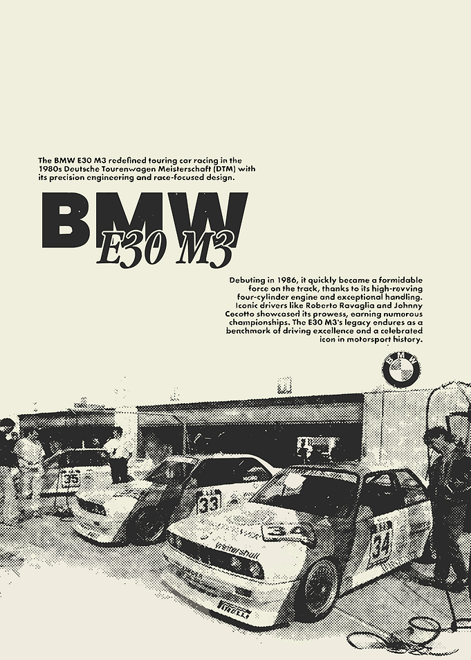 BMW E30 M3 Racing