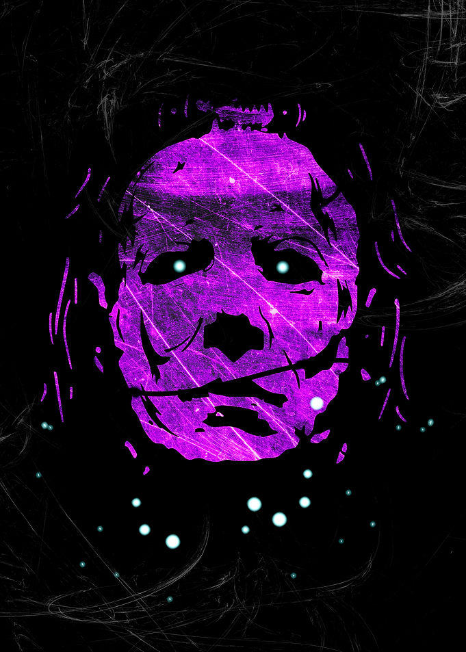 Purple Horror Face