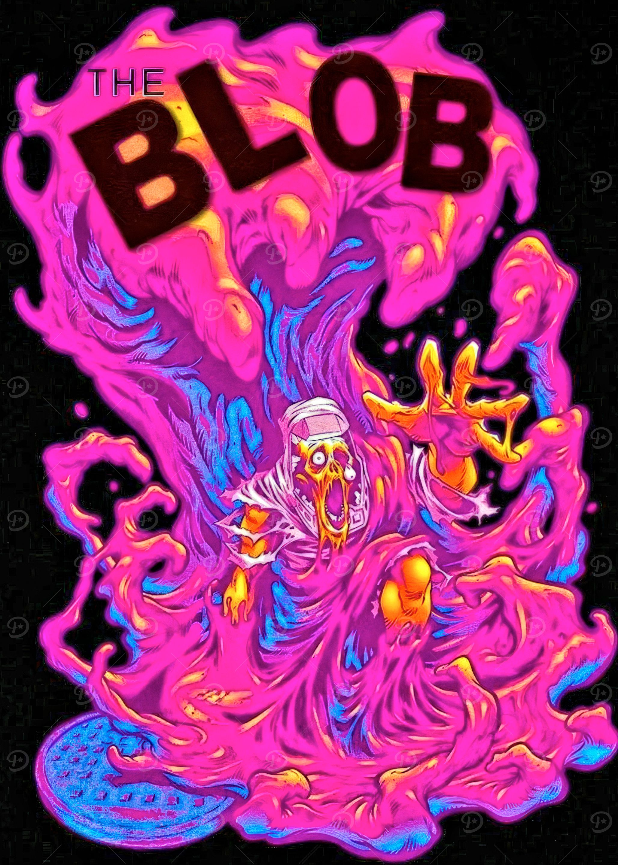 The Blob Movie Poster Art