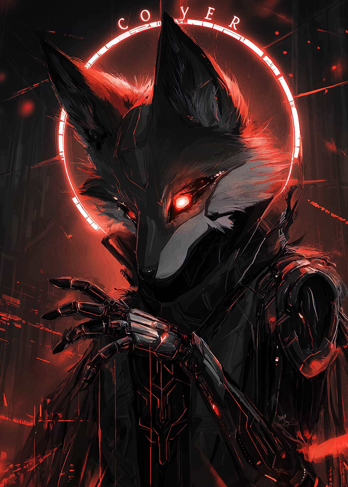 Cyberpunk Fox Character Art