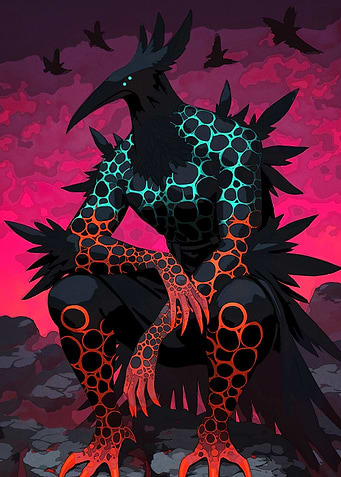 Anthropomorphic Bird Creature
