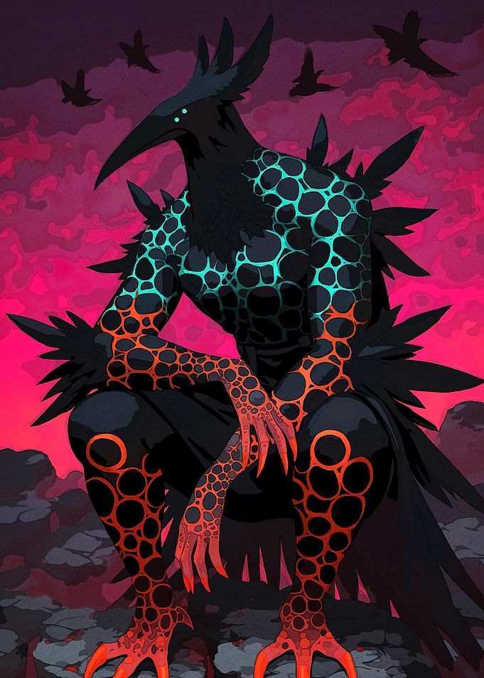 Anthropomorphic Bird Creature
