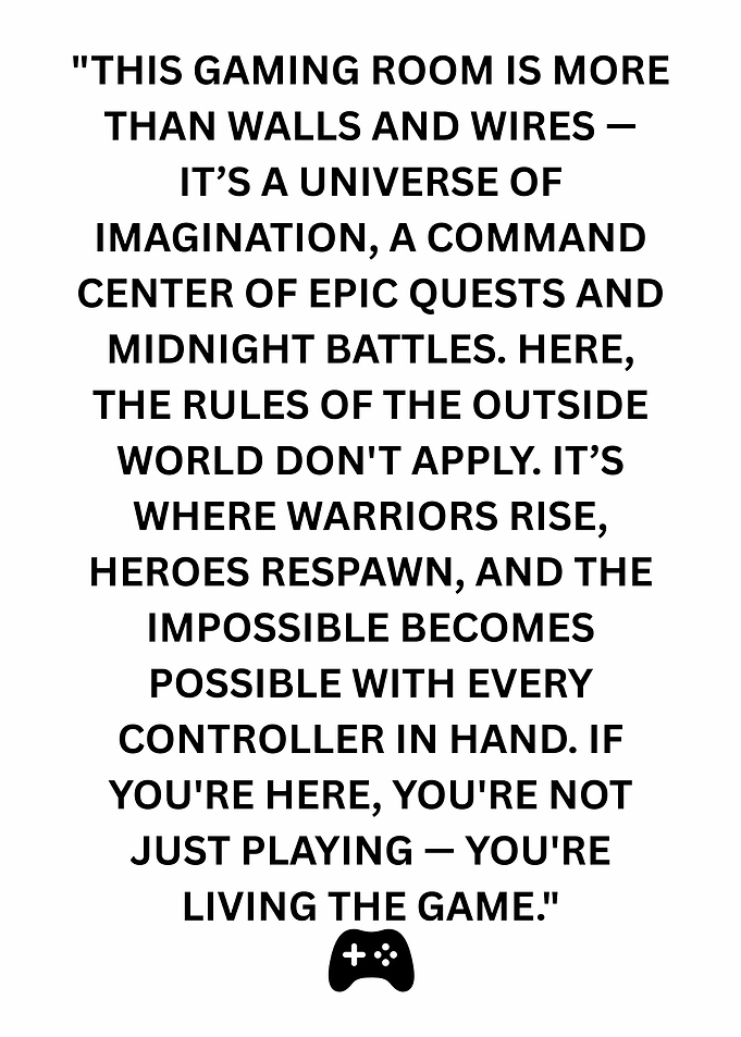 Gaming Room Quote