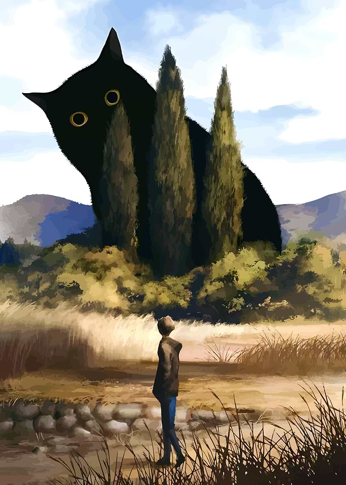 Giant Cat Landscape
