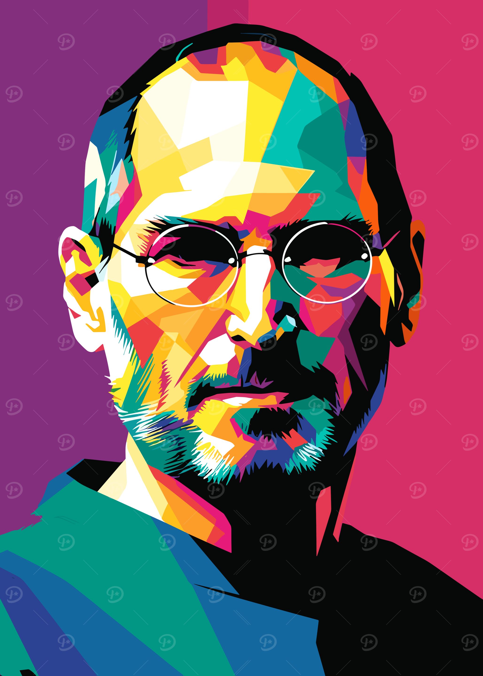 Steve Jobs Pop Art Portrait