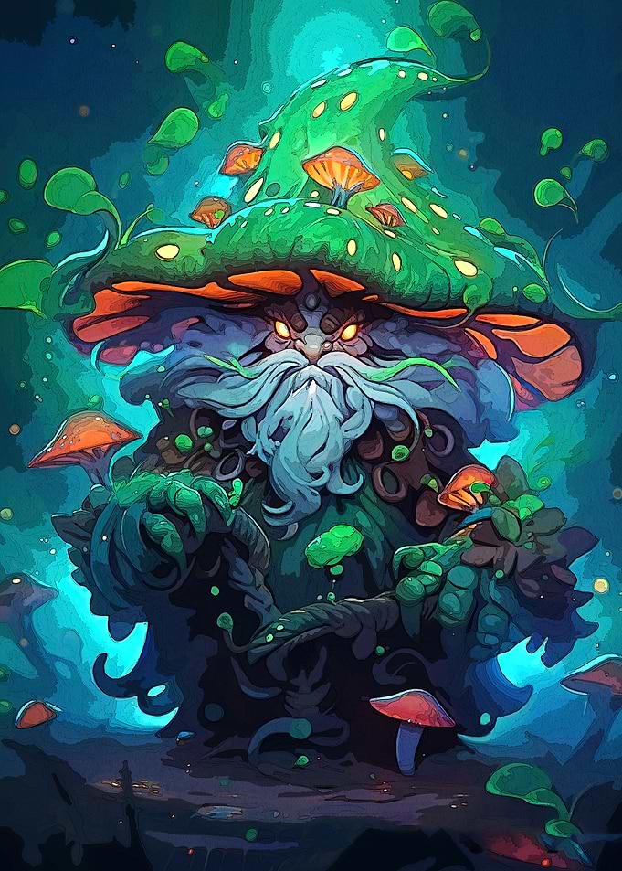 Mushroom Wizard Fantasy