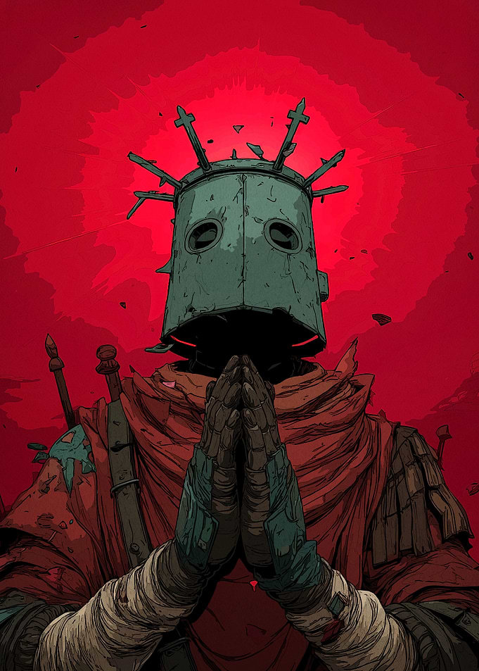 Helmeted Warrior Prayer