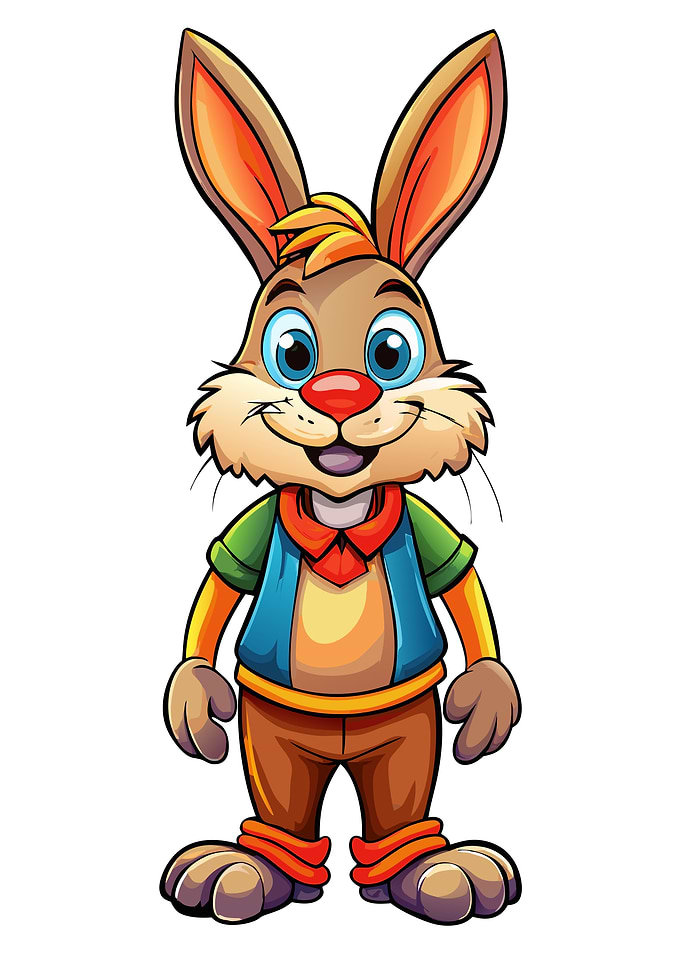 Cartoon Rabbit Character Illustration