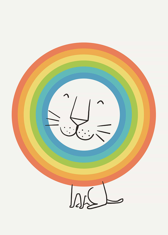Rainbow Lion