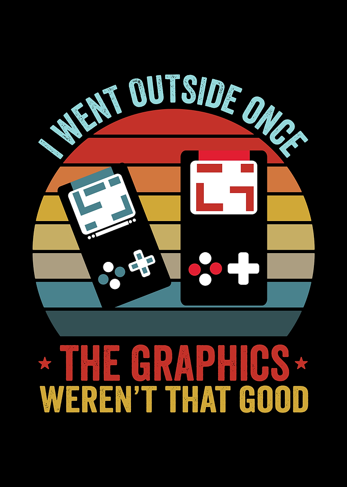I Went Outside Once Gaming Retro
