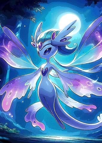 Elegant Blue Fairy Creature