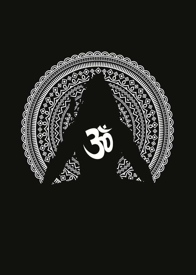 Om Symbol Mandala Art