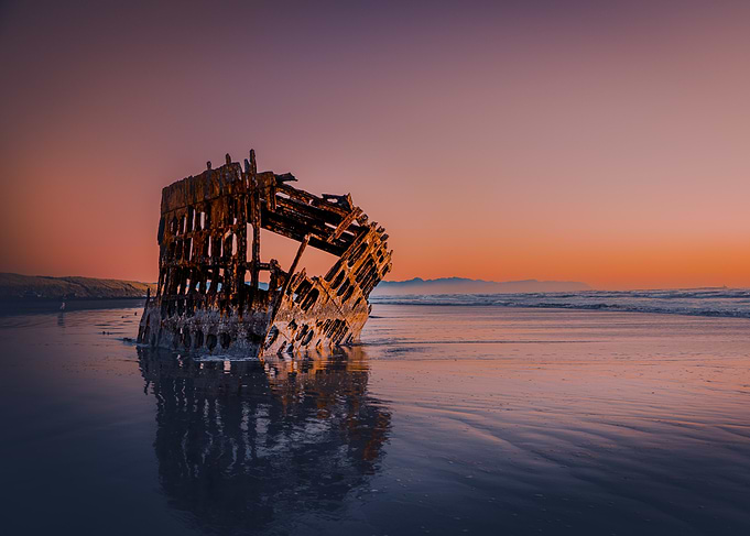 Shipwreck of Peter Iredale