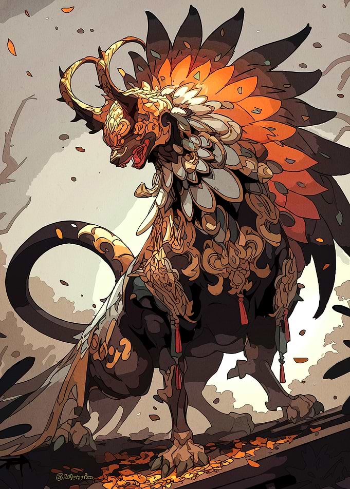 Ornate Lion-like Creature