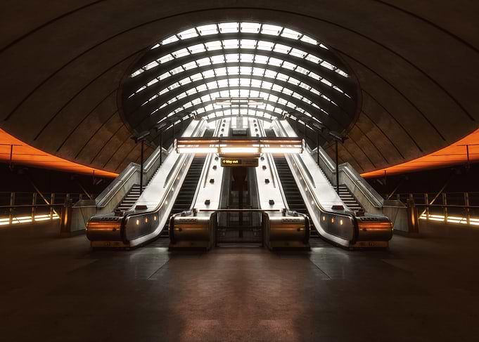 Canary Wharf Train Station, London