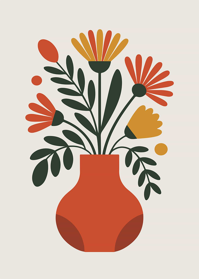 Floral Arrangement in Vase