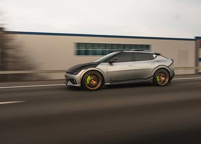 KIA EV6 GT on Highway