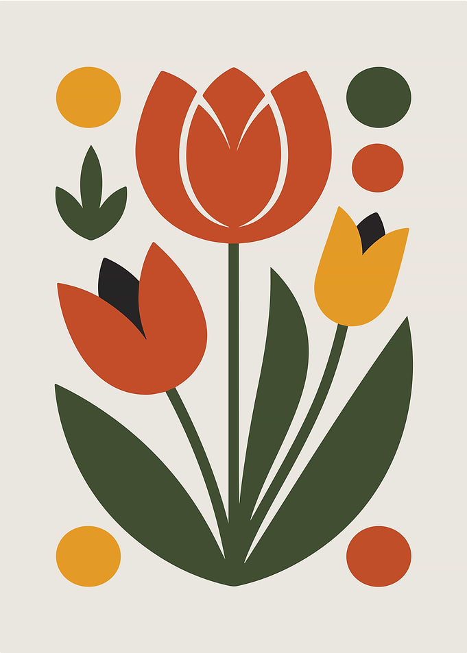 Abstract Floral Art