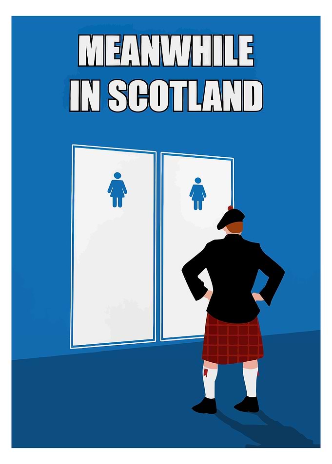 Meanwhile in Scotland restroom humor