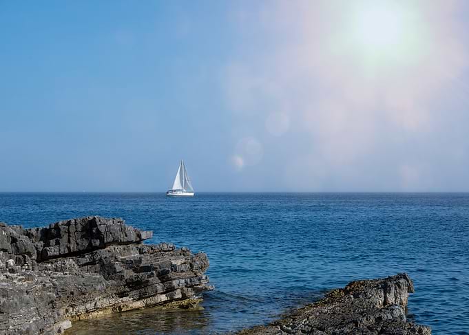 Sailboat on the Ocean