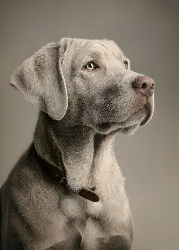 Elegant Weimaraner Portrait