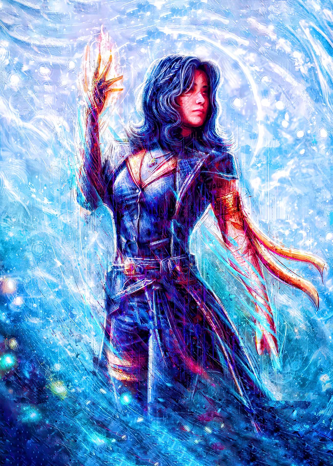 Mystical Woman with Magic