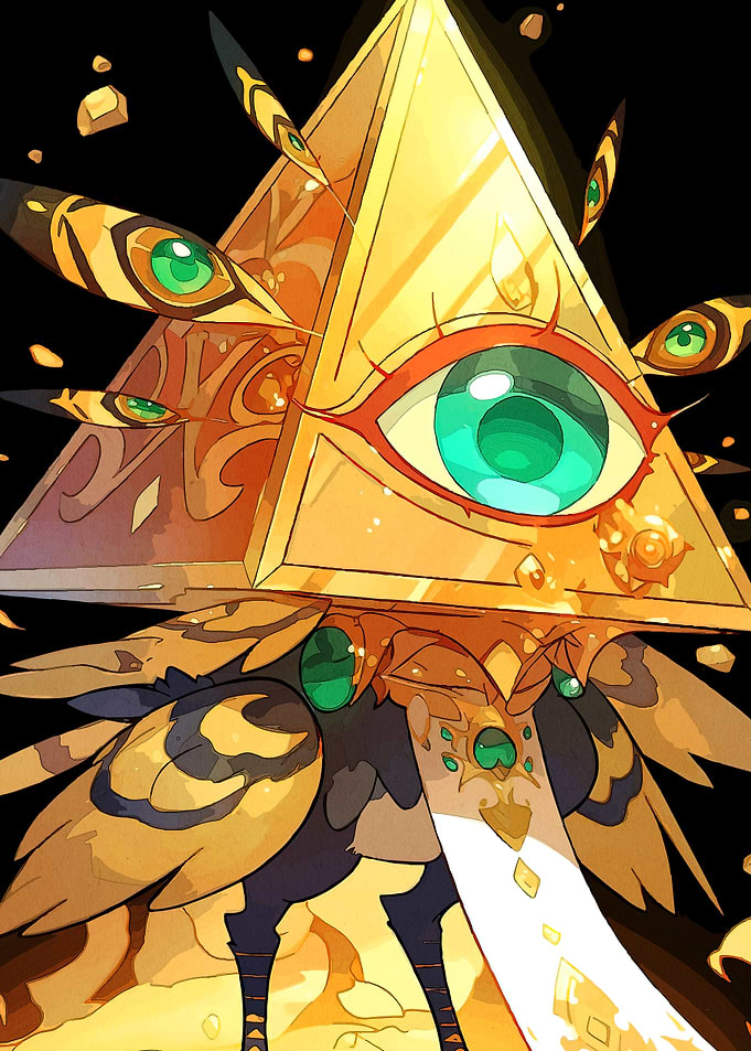 Golden Pyramid Eye