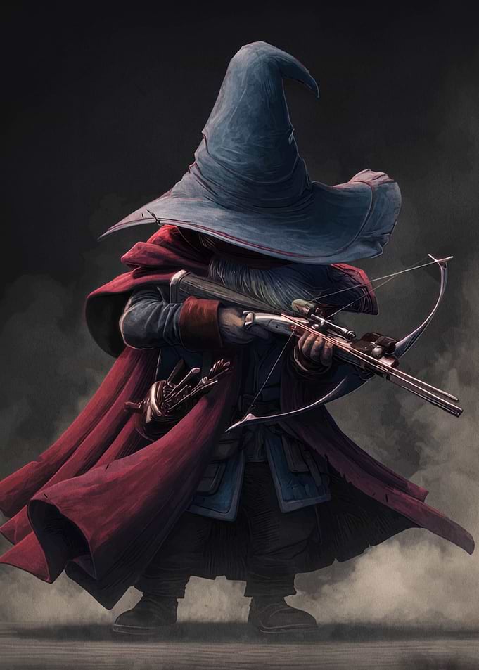 Wizard with Crossbow