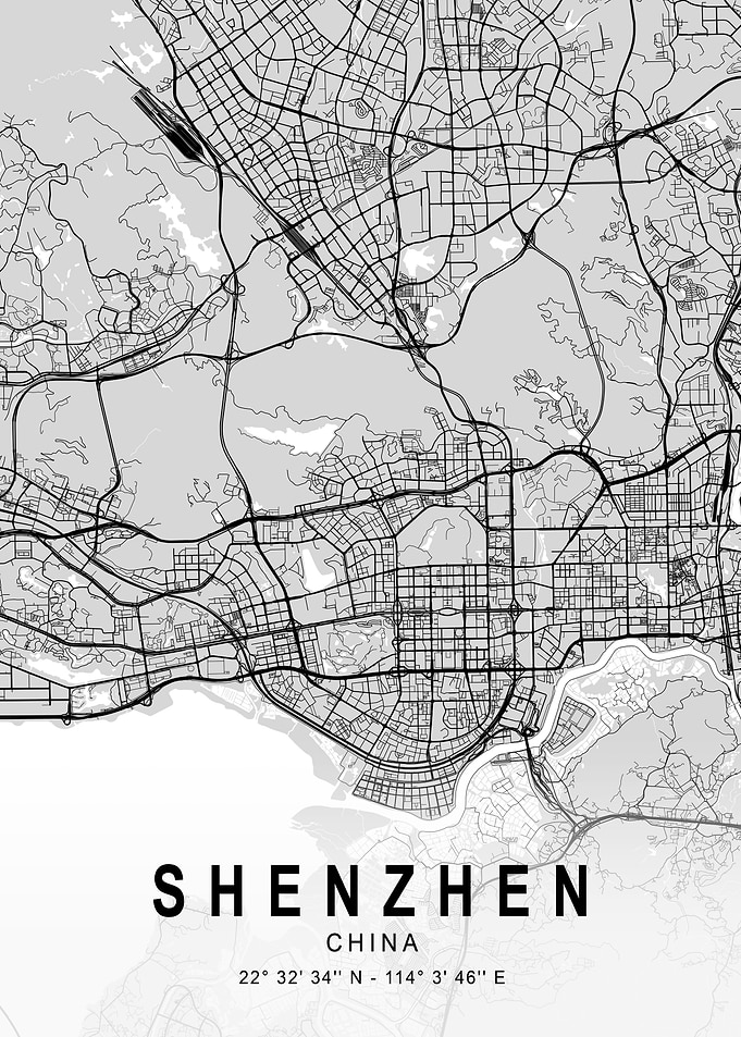 Shenzhen Light City Map