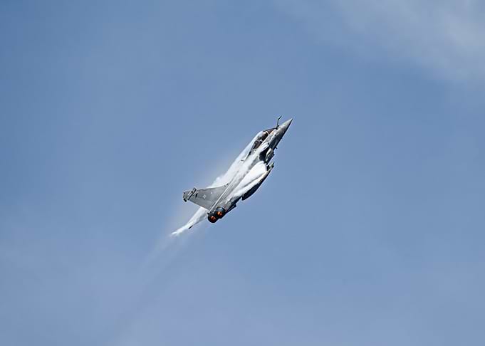Rafale Fighter Jet in Flight