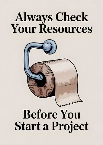 Always Check Your Resources Poster
