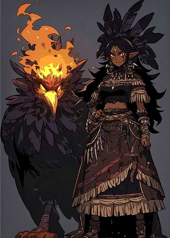Elf and Fire Bird
