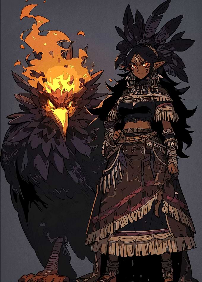 Elf and Fire Bird