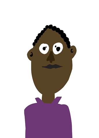 Cartoon Portrait of a Man