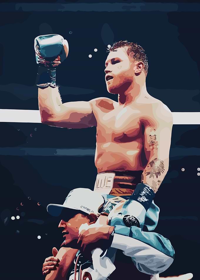 Canelo Alvarez Victory Celebration