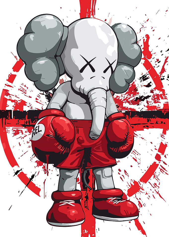 Kaws Elephant Boxer