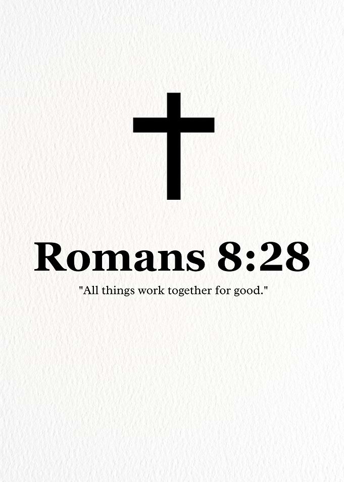 Romans 8:28 Scripture Art